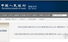被罰23萬元！陜西丹鳳農村商業銀行違反反洗錢管理規定，